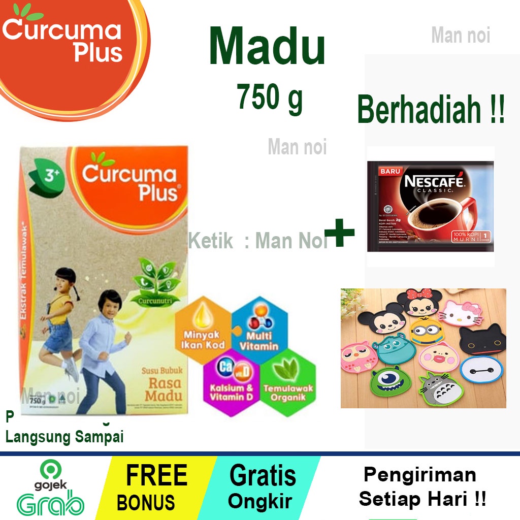 

Curcuma Plus Susu Bubuk Ekstrak Temulawak - Madu 750g