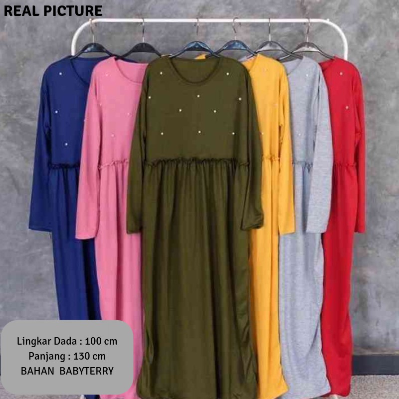 (COD) Daily Things Gamis Mutiara Fit XL LD 100cm B42