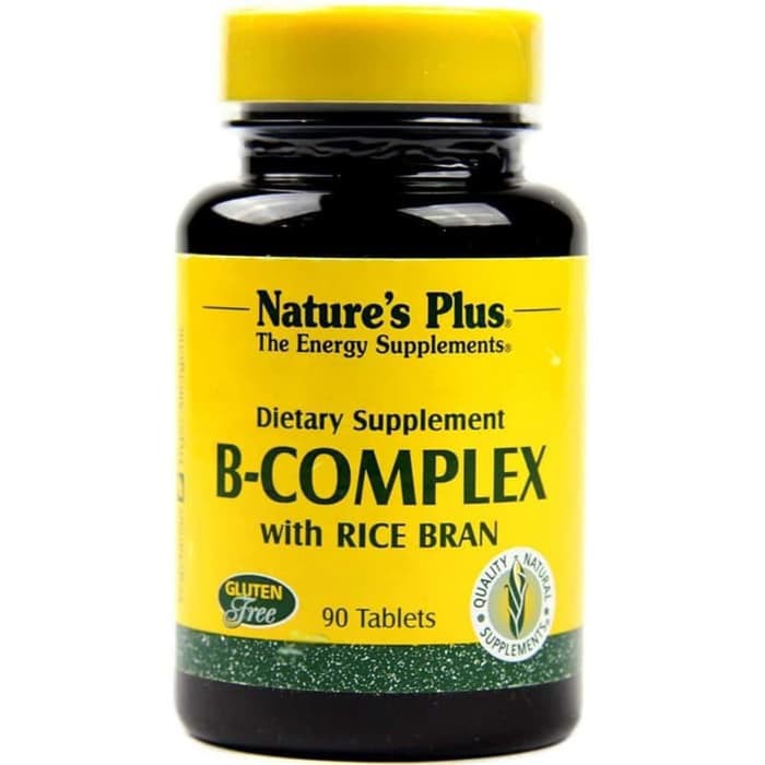 NATURES PLUS B-COMPLEX WHIT RICE BRAN @60 / VITAMIN B KOMPLEKS