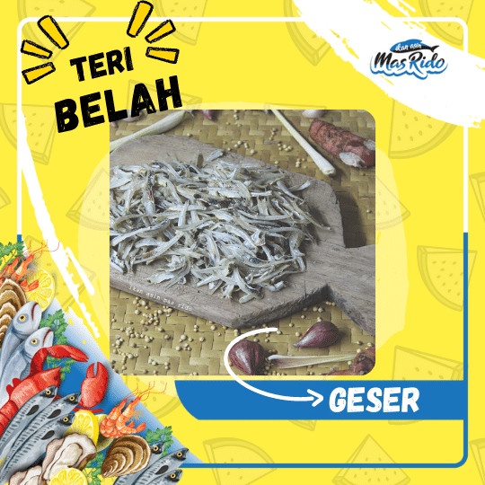 

Teri Jengki Belah / Teri Belah Harga Termurah