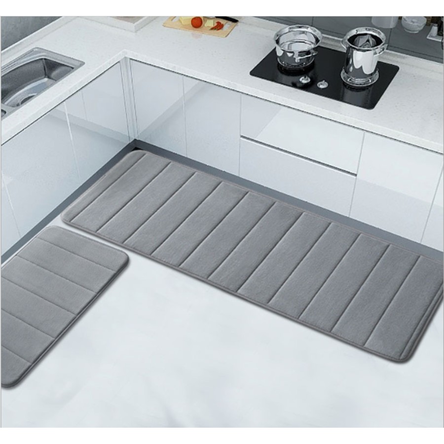 Memory Foam Mat SET / Keset Kaki Rumah Dapur Pintu Kamar Anti Selip