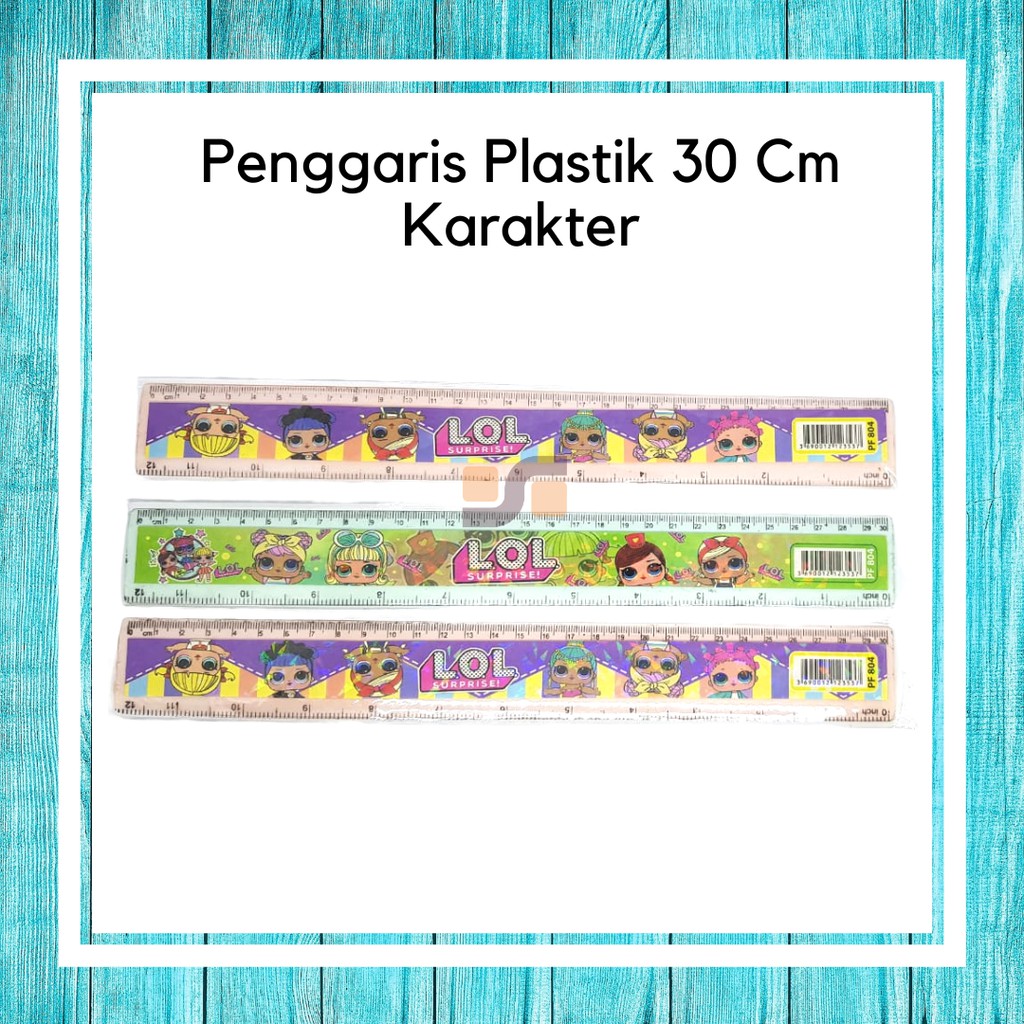 

Penggaris Plastik 30 Cm Karakter PF 804