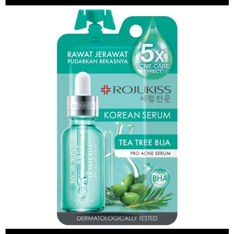 ROJUKISS KOREAN SERUM 8ML - SERUM WAJAH PEMBASMI JERAWAT