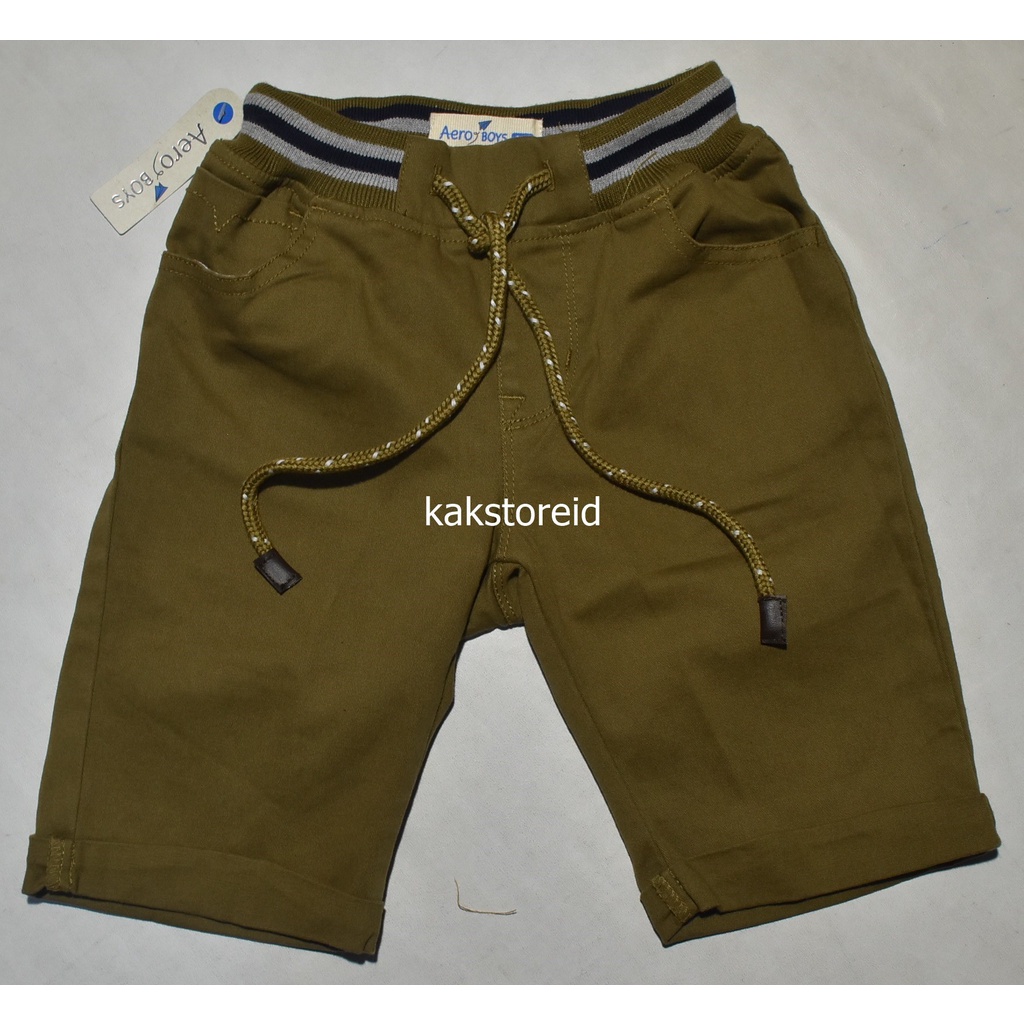 Celana Pendek Anak AERO BOYS Olive DBC 29 ORIGINAL & REAL PICTURE