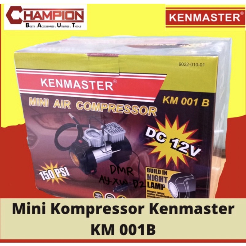 Mini Kompresor / Pompa Ban Elektrik / Kenmaster mini air kompresor KM 001B