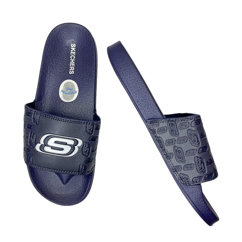 Sandal Skechers Slide Pria Terbaru Sendal Selop Cowok Sketchers Kekininan Sendal Slide Cowok Skechers Murah