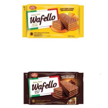 

Roma Wafello 48gr 2000 Waffello Waffelo Choco Blast Butter Caramel