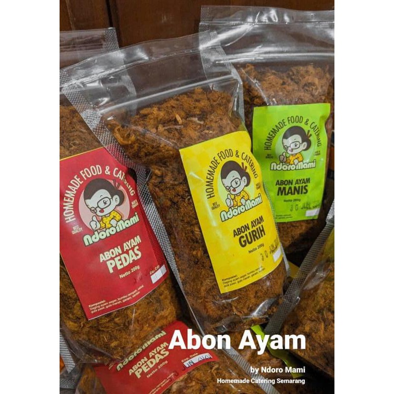 

Abon Daging Ayam Ndoro Mami Homemade