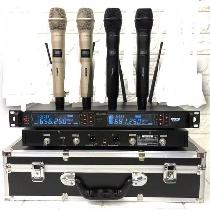 mic wireless shure QLXD KSM9.profesional mic.bisa ganti channel