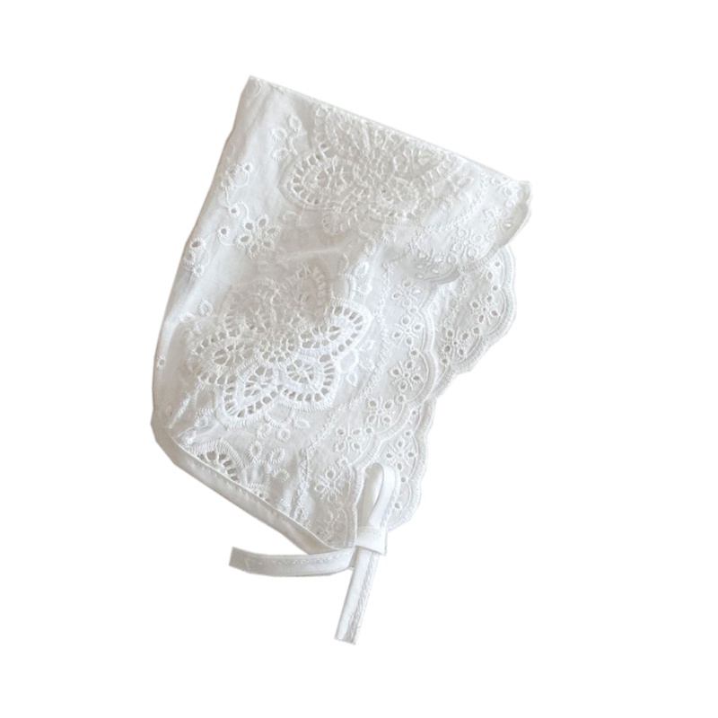 Gro Topi Bayi Perempuan Hiasan Bunga Ruffle Bahan Katun