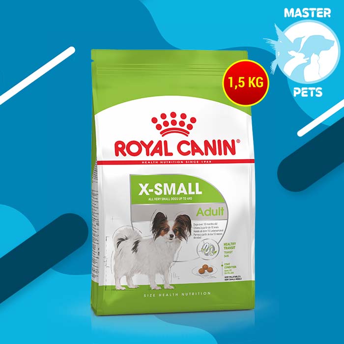 Makanan Anjing Royal Canin Xsmall Adult 1,5 Kg dog food ras kecil