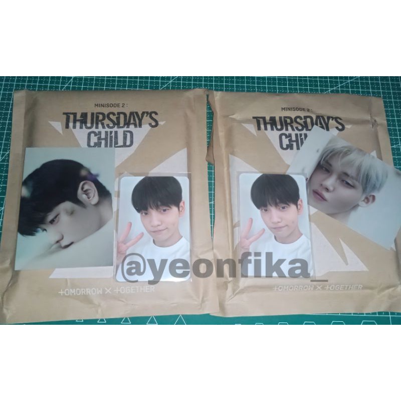 (BACA DESKRIPSI PRODUK) Unsealed Thursday Child TXT Tear Vers Soobin cover, Tear Yeonjun cover