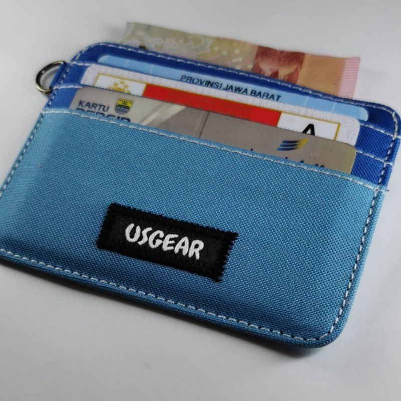 Dompet Kartu Tipis Card Wallet Simple Wallet Pria Wanita Motif Biru Persib