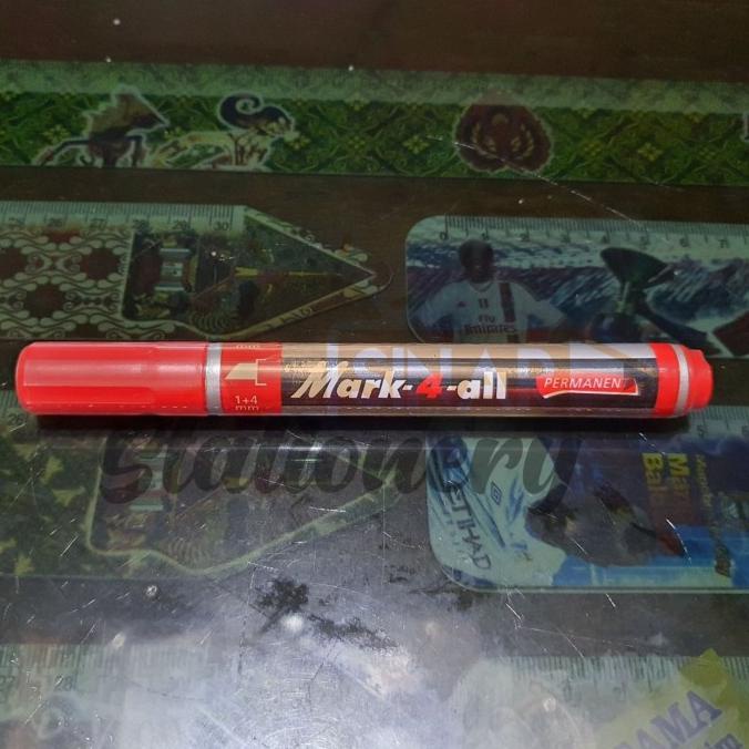 

Spidol marker 4 all stabilo merah 653/40