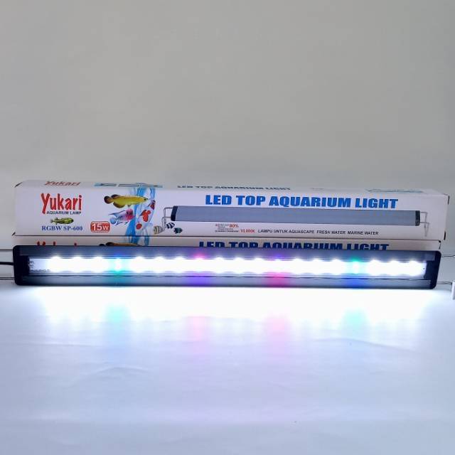 Yukari LED RGBW SP-600 15watt Lampu Aquarium Aquascape