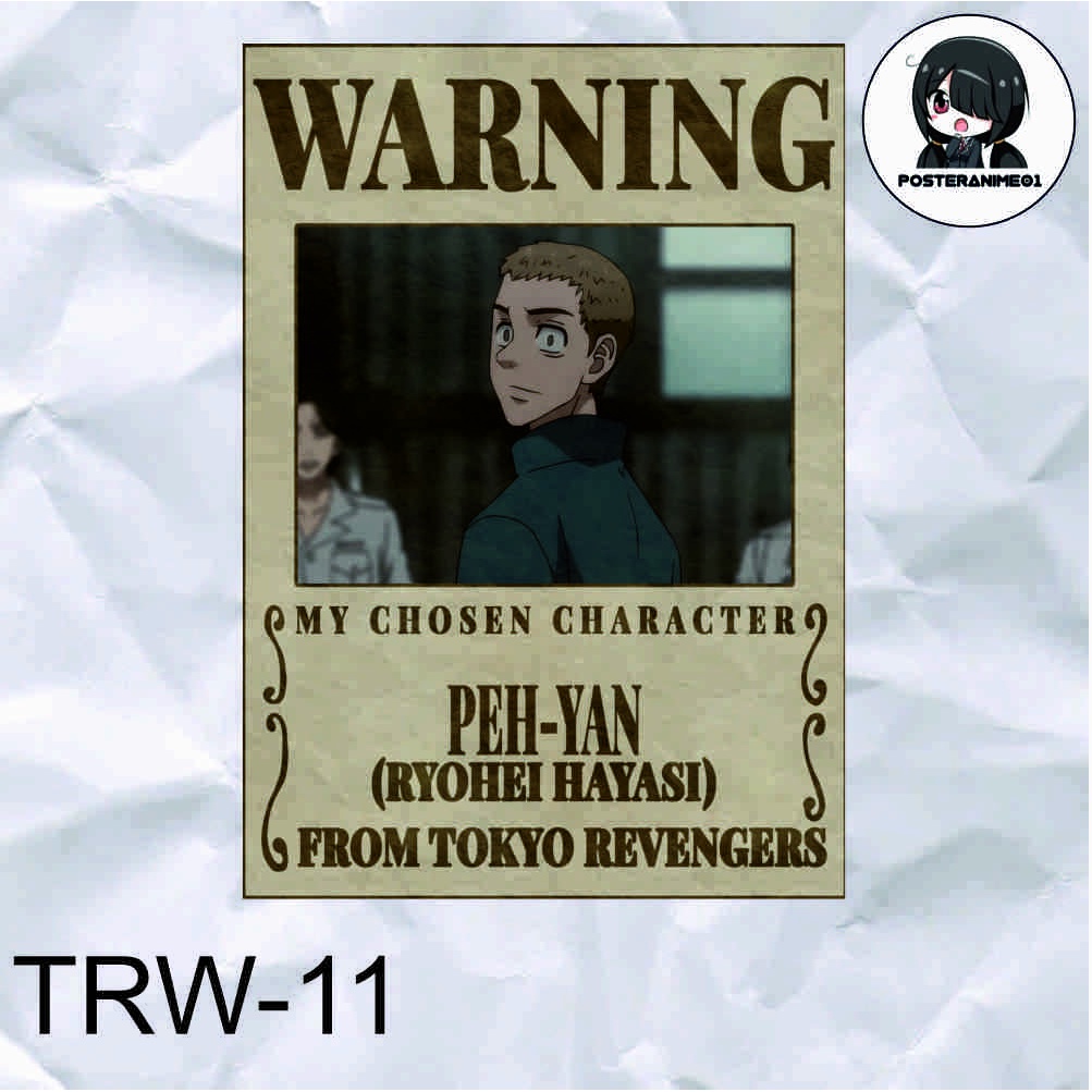 Poster Anime Tokyo Revengers | Poster Anime Tokyo Revengers Warning Aesthetic | DRAKEN | MIKEY | TERLENGKAP-11.PEHYAN