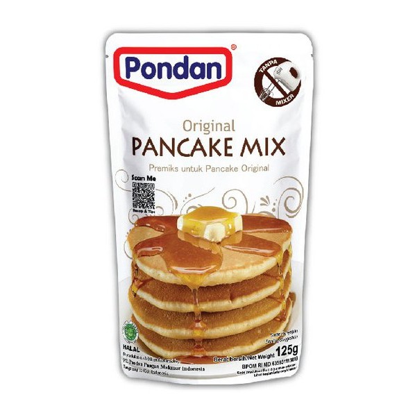 

Pondan Pancake Mix Pouch Original 125gr