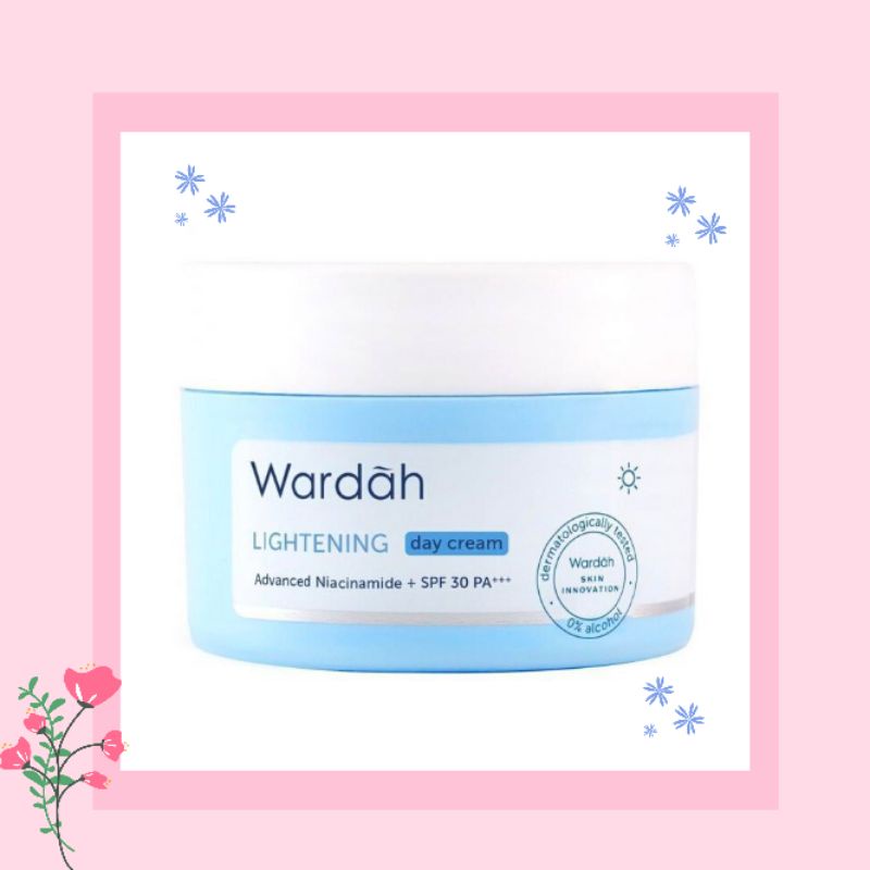 [BPOM] Wardah Lightening Day/Night Cream 30gr | Pelembab Wajah/Krim Siang/Krim Malam/Pelembap