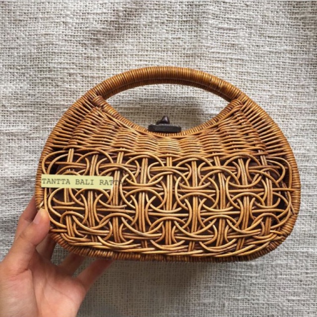 // KASTURI // Bali Tas Rotan Handmade asli Bali.. tas anyam bali TAS WANITA ELEGAN PESTA