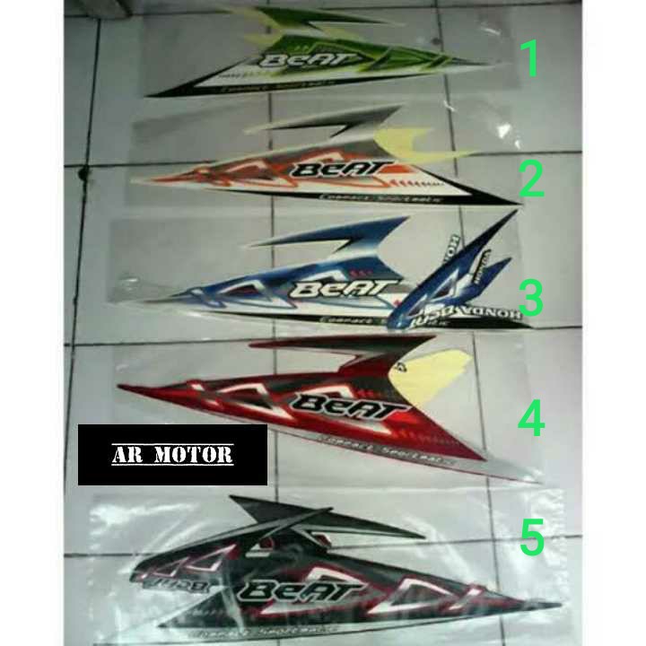 STRIPING / STIKER / LIS BEAT KARBU 2012