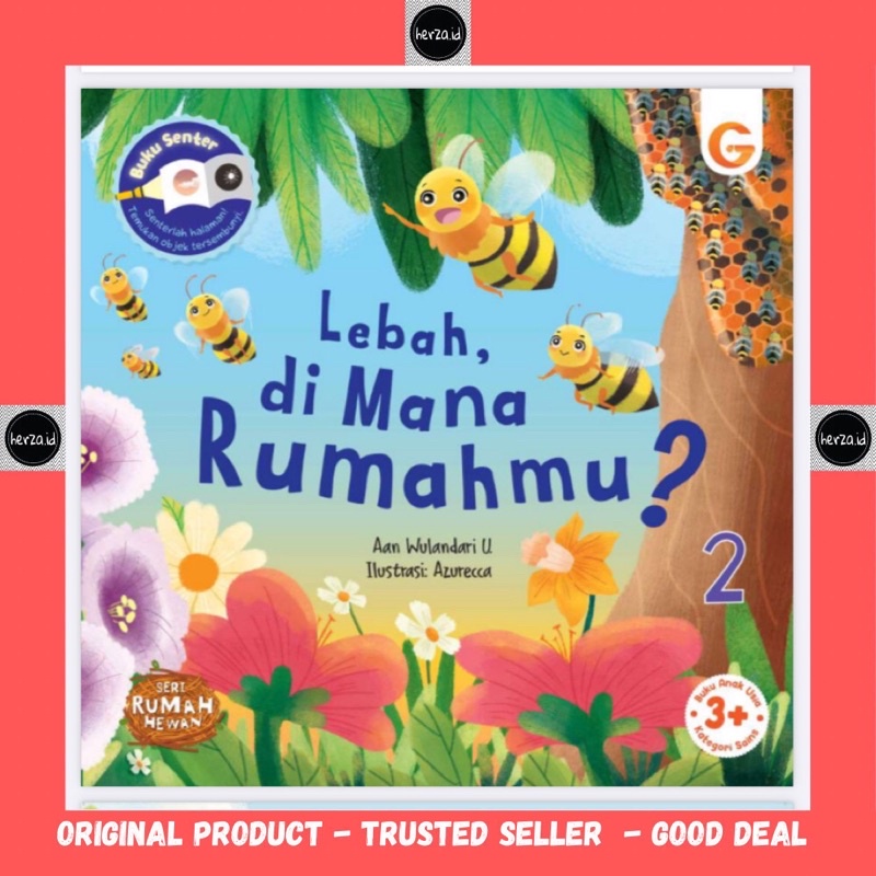 Lebah di Mana Rumahmu? (seri rumah hewan) Gema insani kids buku cerita sains bacaan anak dongeng isl
