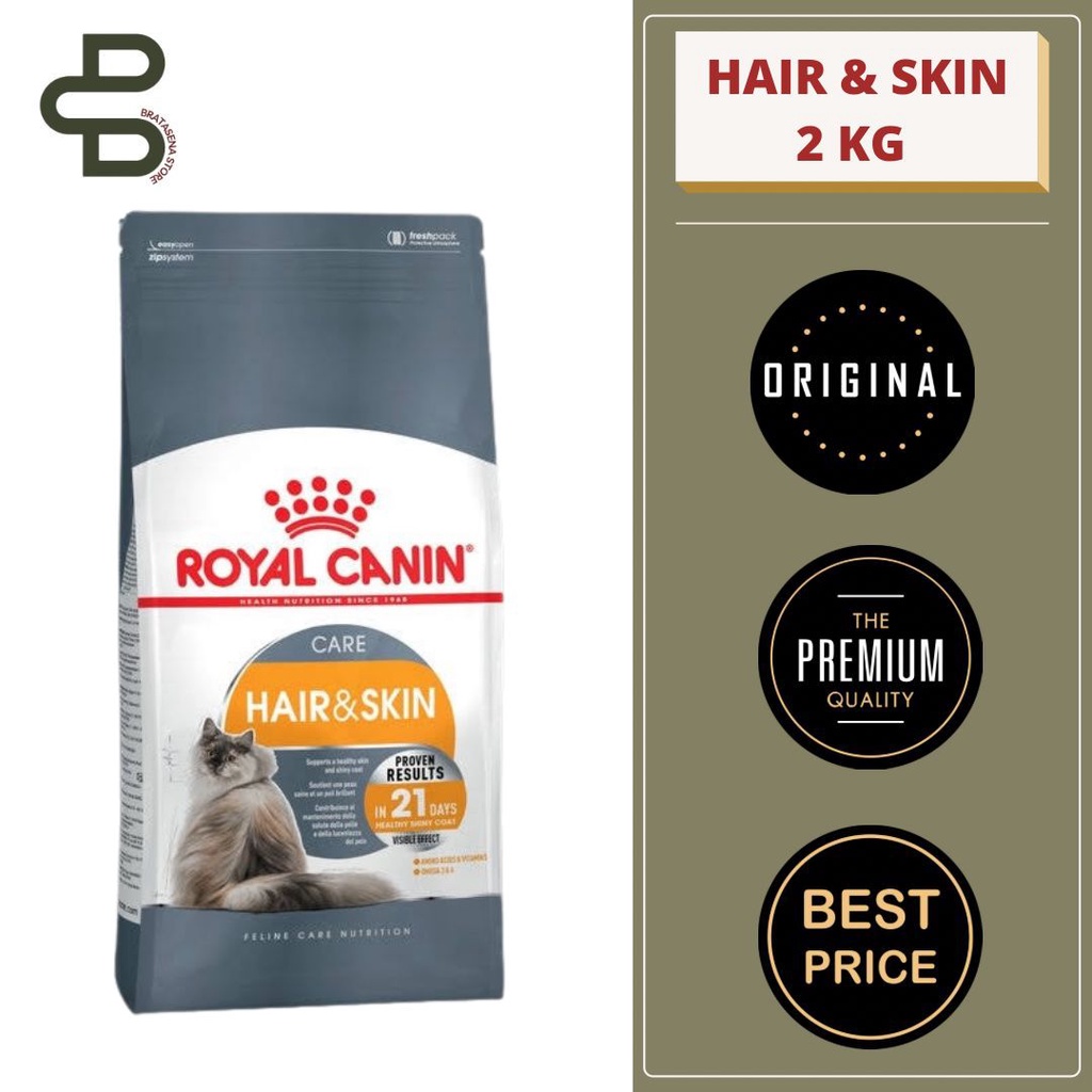 ROYAL CANIN HAIR &amp; SKIN 2 KG FRESH PACK