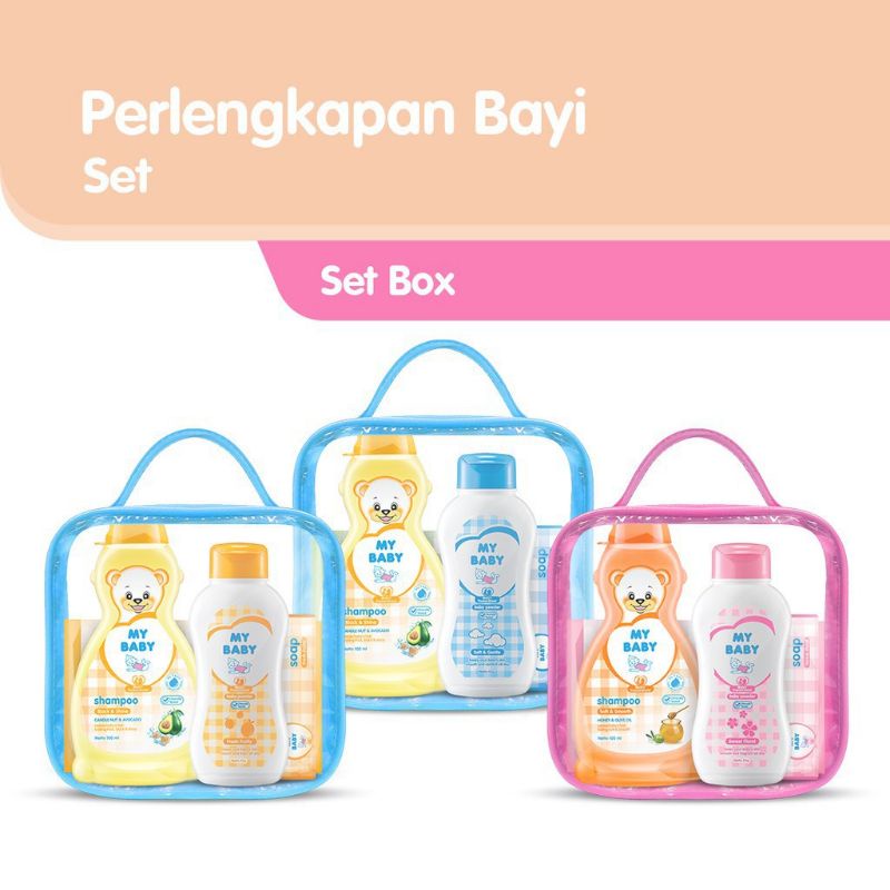 My Baby Paket Satu Set ( Sabun, tisu basah, dan powder)