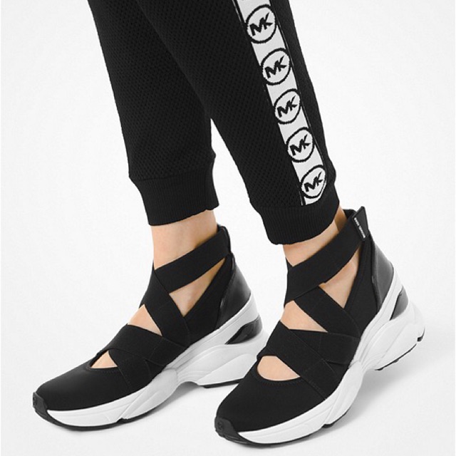 ‼️SIZE 8,5‼️JANGAN TANYA WARNA & SIZE LAIN Michael Kors MK Chessa Scuba Trainer Shoes sepatu