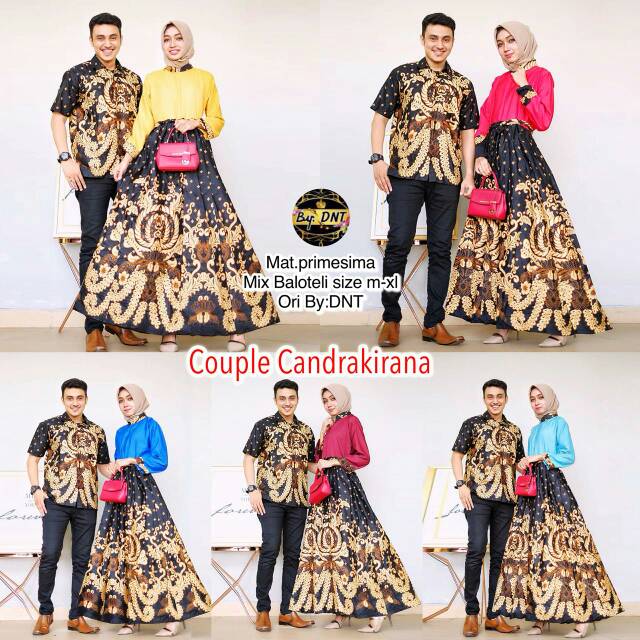 Batik Couple candrakirana kebaya modern Couple manggar setelan batik gamis muslim gamis syari