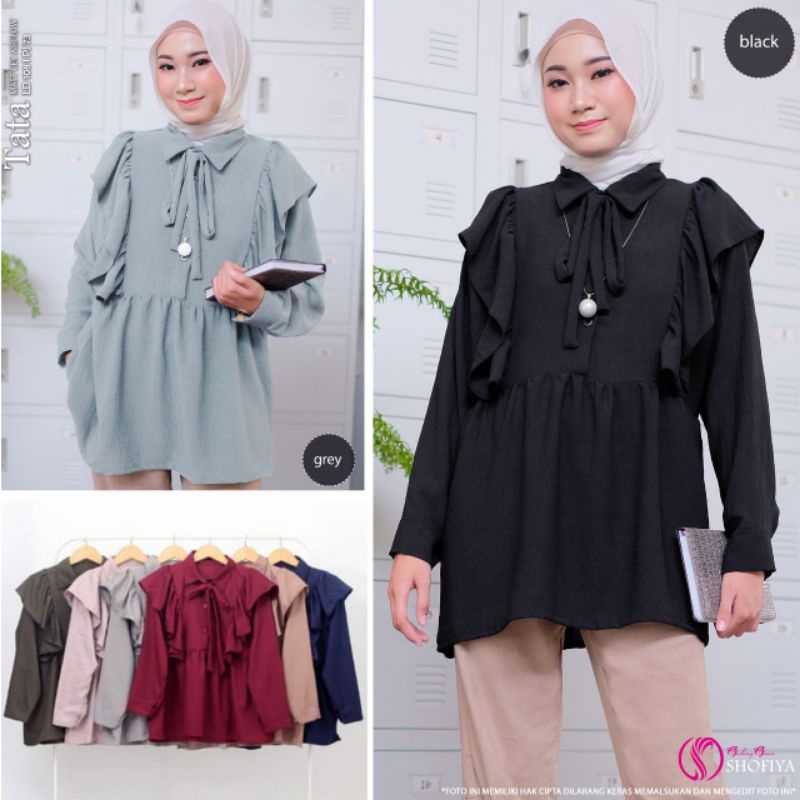 ATASAN TUNIK BLOUSE BUSUI LD 108 TATA BY SHOFIYA