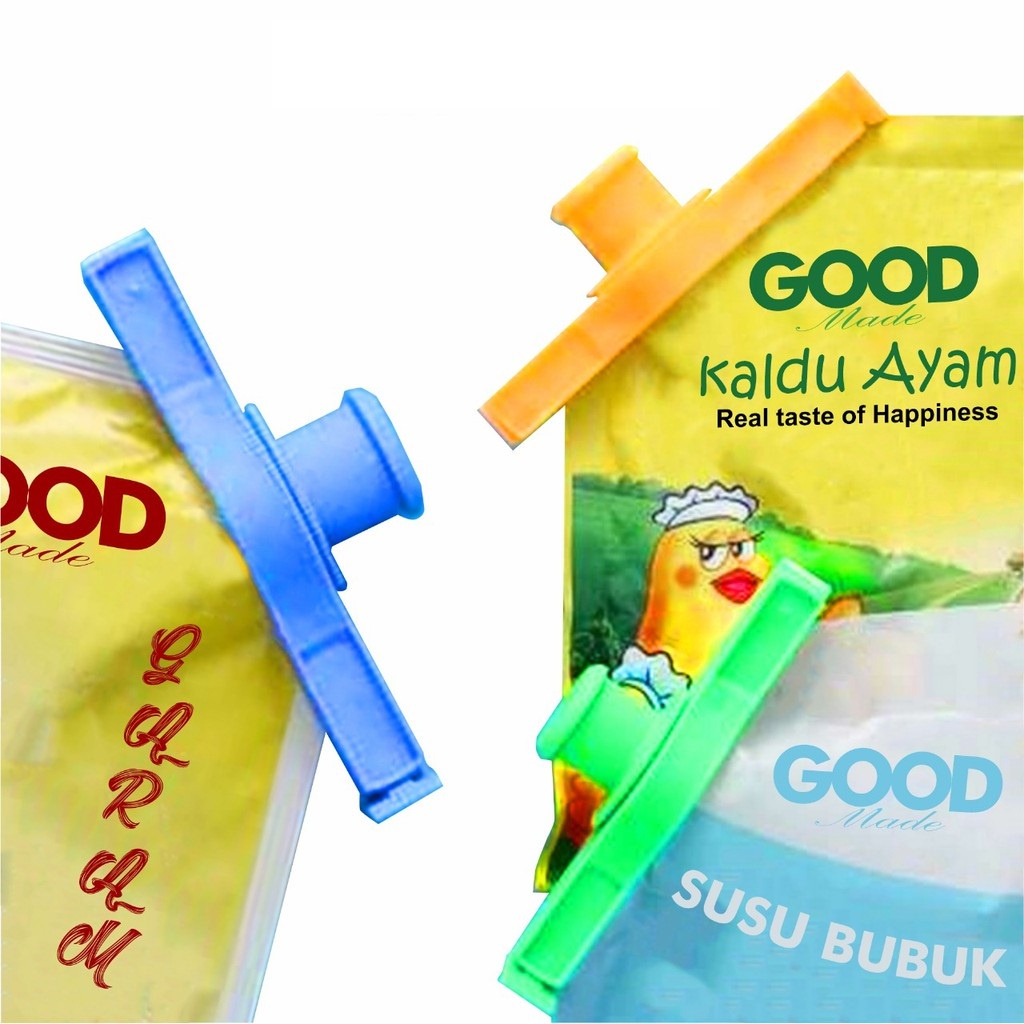 ❤️GTB❤️ Klip Segel Plastik Penutup Makanan Clip Penjepit Kemasan Snack Makanan Food Sealer Murah R500 R631