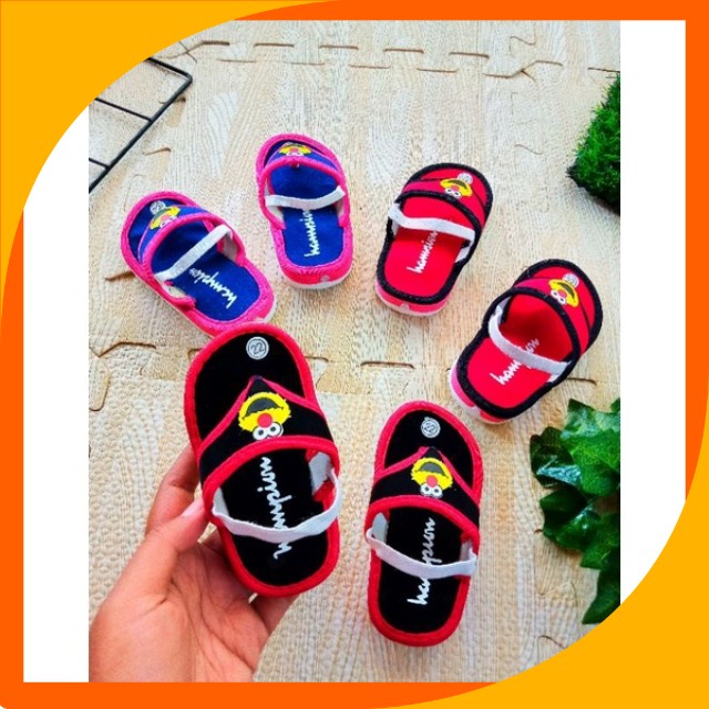 [0-2th] SANDAL BABY BUNYI CITCIT ELMO / SANDAL PREWALKER BAYI UNISEX LAKI LAKI PEREMPUAN / SANDAL PREWALKER BUNYI CITCIT KARAKTER KARTUN ELMO