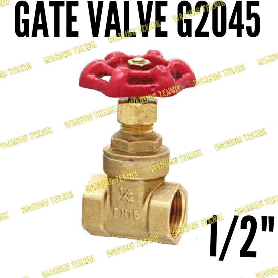 SAILING GATE VALVE G2045 1/2&quot; 1/2 INCH FULL KUNINGAN