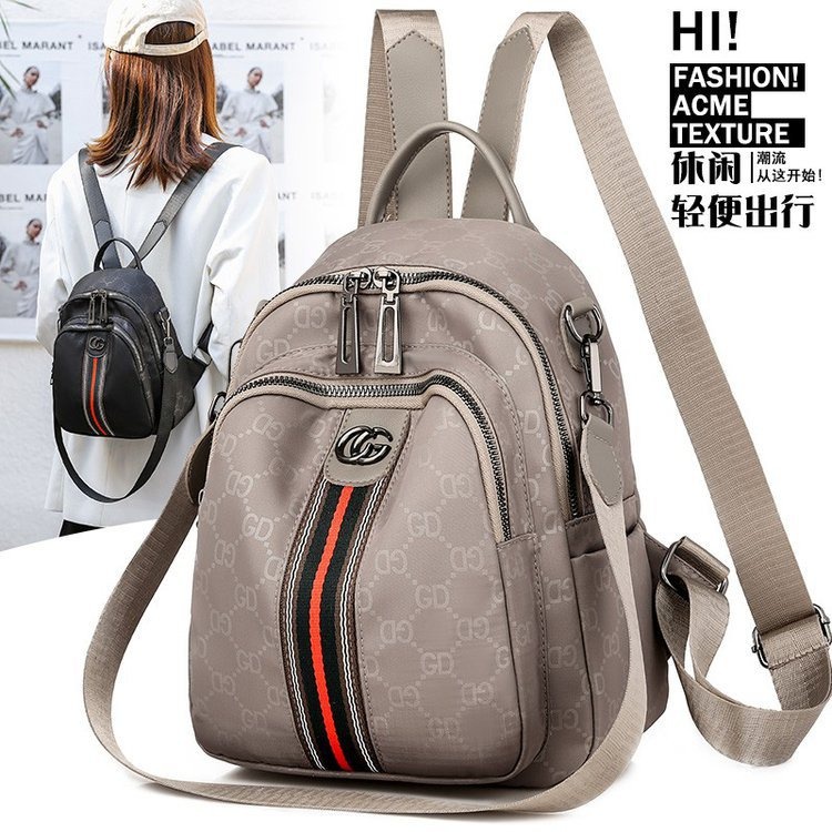 Tas Ransel Batam Wanita Import Korea LDJ248 Fashion Backpack Mutlifungsi Nilon Anti Air Ori