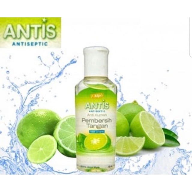 Antis hand sanitizer gel 60 ml jeruk nipis