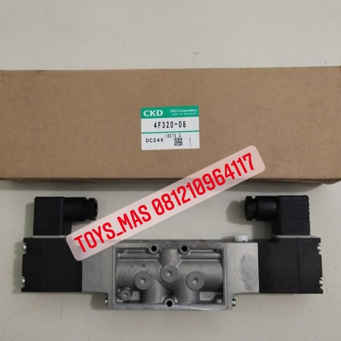Solenoid Valve 4F320-08 AC220V / DC24V CKD Pneumatic toysm44 Ayo Order