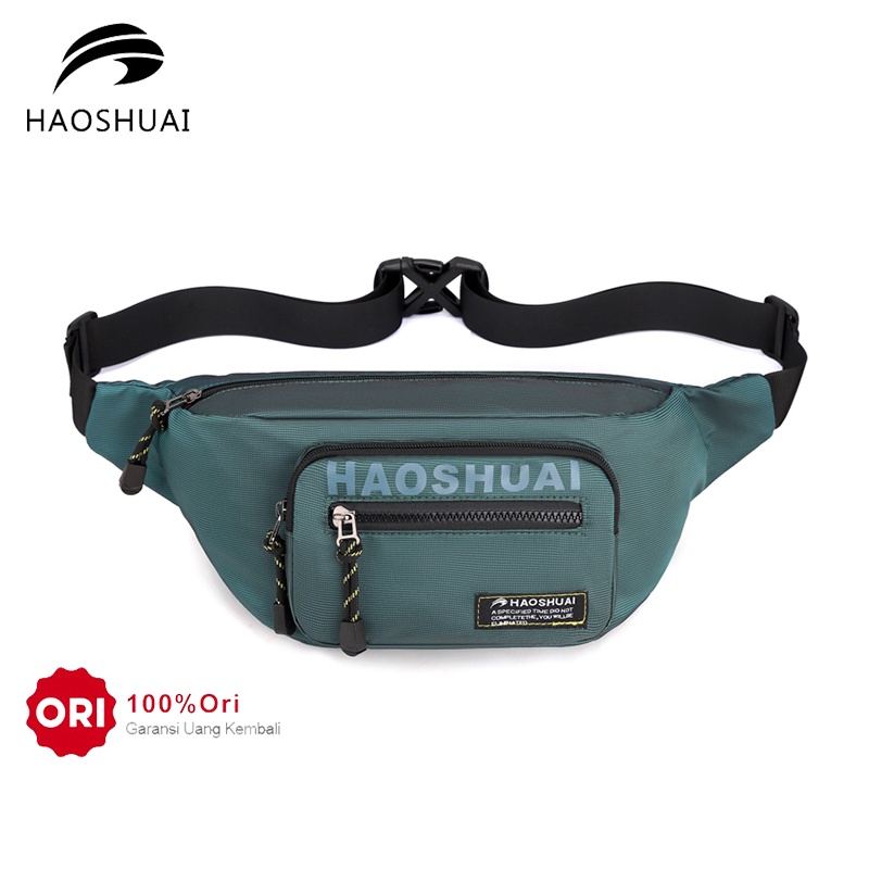 HAOSHUAI 5116 Tas Selempang Pria Wanita Waistbag Waterproof WATCHKITE WKOS