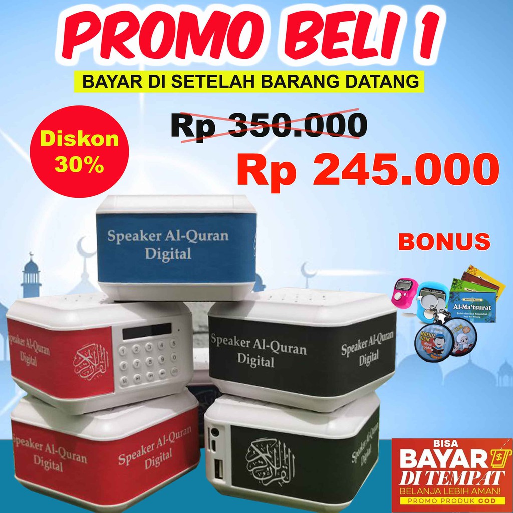 SPEAKER MUROTTAL ALQURAN ZB 800BT