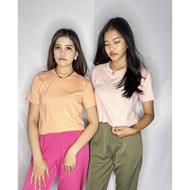 TOP CROP ZARA BASIC / ATASAN CROP WANITA / BAJU WANITA