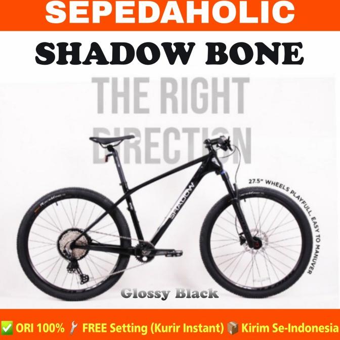 Sepeda Gunung Mtb Shadow Bone 27.5" 29" Carbon 12 Speed Deore Hidrolik Gudangriang77