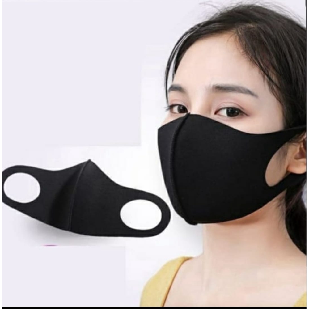 MASKER KAIN KOREA KHUSUS HITAM