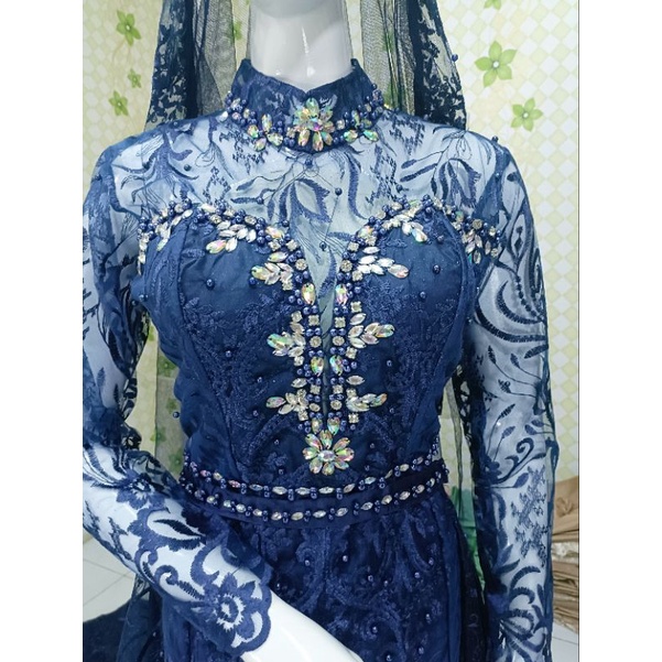 gaun slim duyung mewah mur,mer