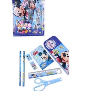 

Terbaru! STATIONERY SET / PAKET ALAT TULIS SEKOLAH KARAKTER LUCU / ALAT TULIS SET 9 IN 1 ン