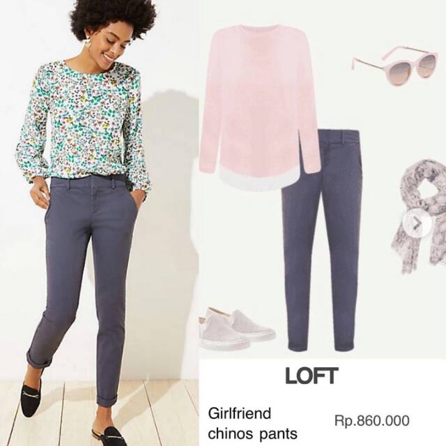 girlfriend chinos loft