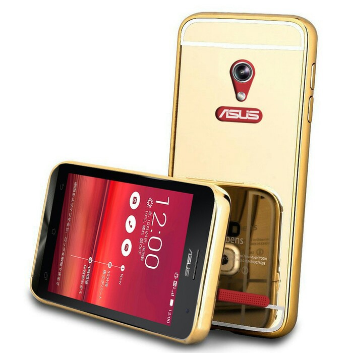 Termurah Luxury Bumper Slide Mirror Alumunium Case Asus Zenfone 5 A500CG/A501CG