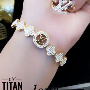 TiTanium set gelang cincin O91