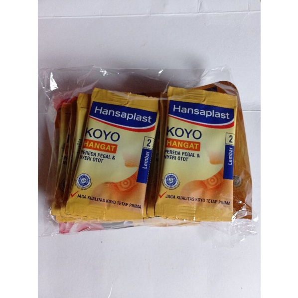 Hansaplast KOYO renteng (20sachet) koyo panas / pereda pegal