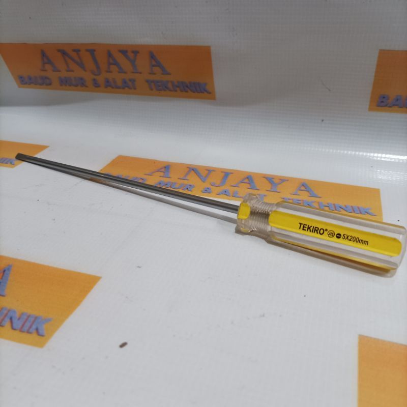 TEKIRO Obeng Kristal  -5 x 200mm