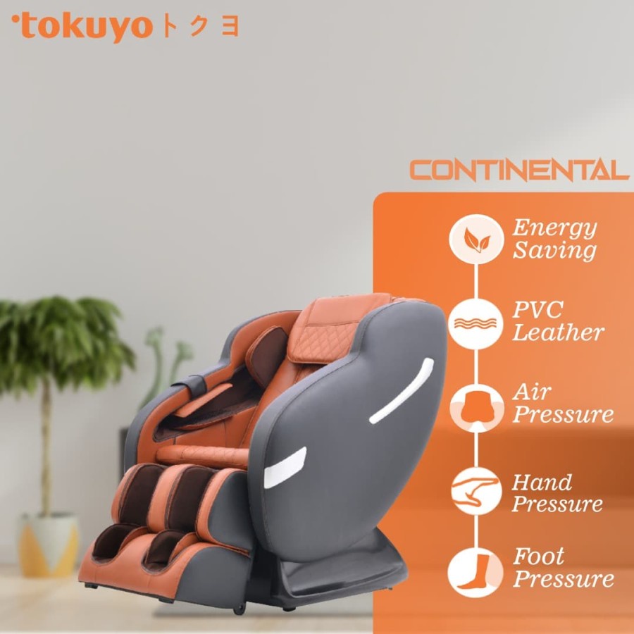 TOKUYO Premium Massage Chair TC-395 - Kursi Mesin Pijat Kaki Tangan Punggung Full Body Elektrik
