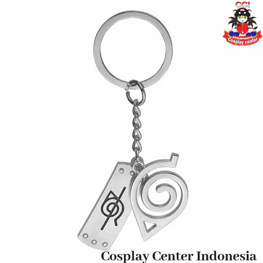 [Bisa COD] Gantungan Kunci Naruto/ Keychain Naruto Anime/ Alloy Pendant Cosplay